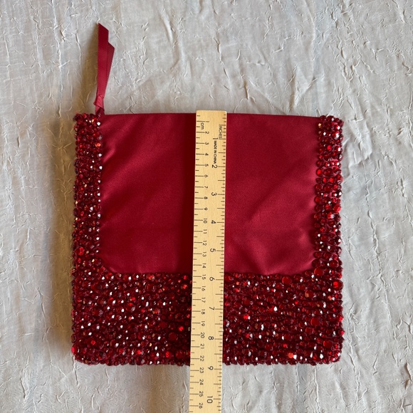 Banana Republic Ruby Red Jewel Clutch - Picture 9 of 10